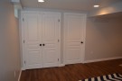 Boxford Ma. Basement closet space in living room area.                           